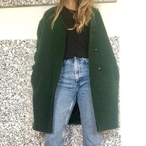 Green Wool Coat